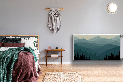Magnet Heizkörperverkleidung Blick auf die berge