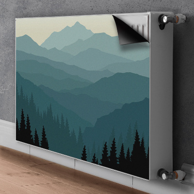 Magnet Heizkörperverkleidung Blick auf die berge