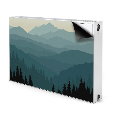 Magnet Heizkörperverkleidung Blick auf die berge