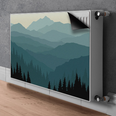 Magnet Heizkörperverkleidung Blick auf die berge