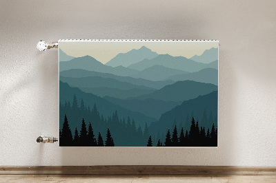 Magnet Heizkörperverkleidung Blick auf die berge