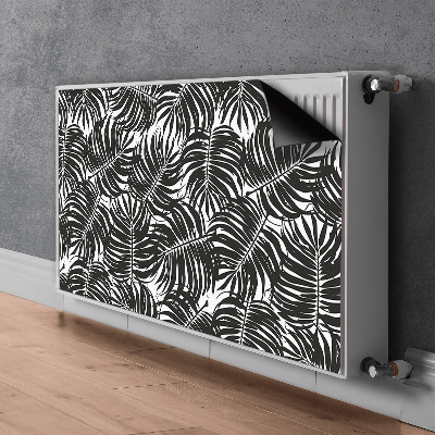 Magnet Heizkörperverkleidung Schwarze blätter