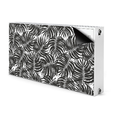 Magnet Heizkörperverkleidung Schwarze blätter