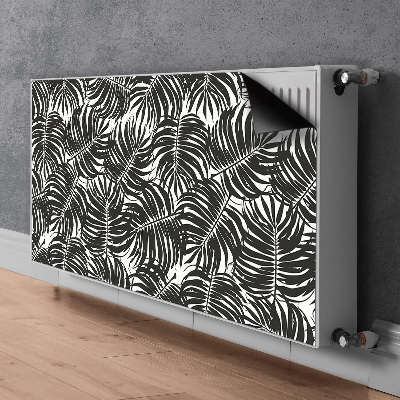 Magnet Heizkörperverkleidung Schwarze blätter