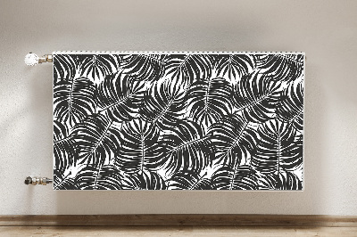 Magnet Heizkörperverkleidung Schwarze blätter