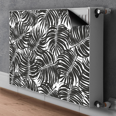 Magnet Heizkörperverkleidung Schwarze blätter