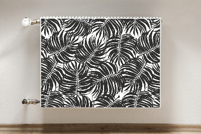 Magnet Heizkörperverkleidung Schwarze blätter