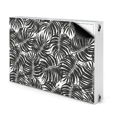 Magnet Heizkörperverkleidung Schwarze blätter