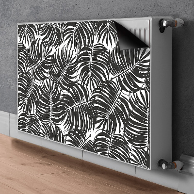 Magnet Heizkörperverkleidung Schwarze blätter