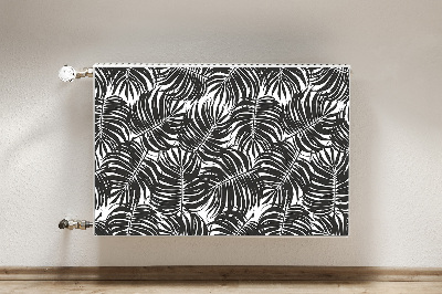 Magnet Heizkörperverkleidung Schwarze blätter