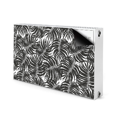 Magnet Heizkörperverkleidung Schwarze blätter