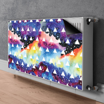Heizkörperverkleidung magnet Weltraumdreiecke