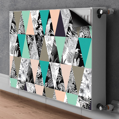 Magnet Heizkörperverkleidung Tropischer patchwork