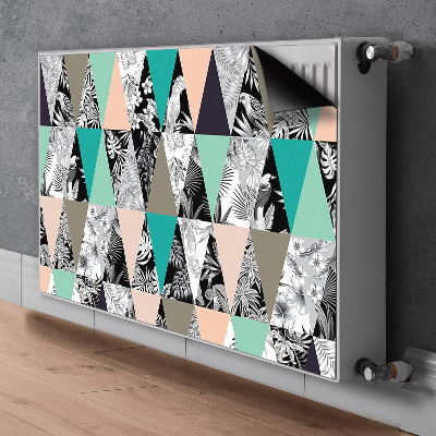 Magnet Heizkörperverkleidung Tropischer patchwork