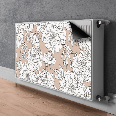 Magnet Heizkörperverkleidung Künstlerische blumen