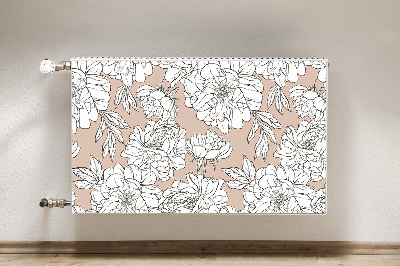 Magnet Heizkörperverkleidung Künstlerische blumen