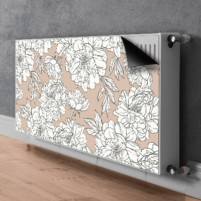 Magnet Heizkörperverkleidung Künstlerische blumen