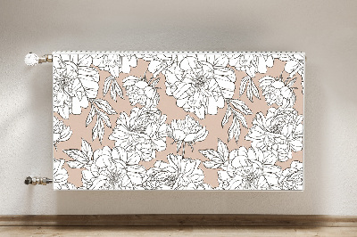 Magnet Heizkörperverkleidung Künstlerische blumen