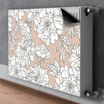 Magnet Heizkörperverkleidung Künstlerische blumen