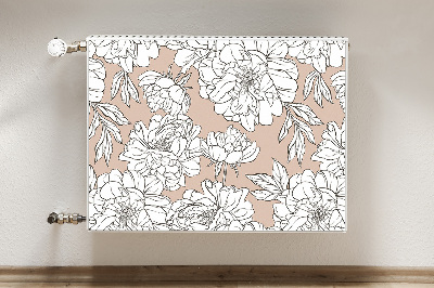 Magnet Heizkörperverkleidung Künstlerische blumen