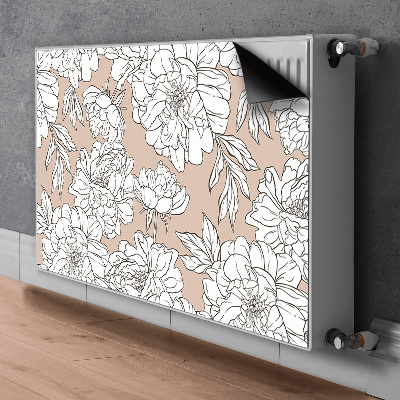 Magnet Heizkörperverkleidung Künstlerische blumen