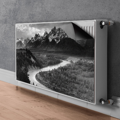 Magnet Heizkörperverkleidung Dunkle berge