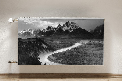 Magnet Heizkörperverkleidung Dunkle berge