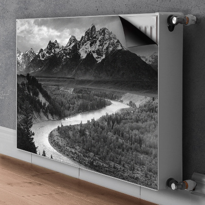 Magnet Heizkörperverkleidung Dunkle berge