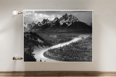 Magnet Heizkörperverkleidung Dunkle berge