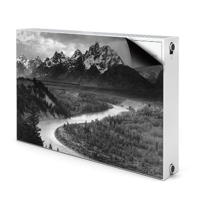 Magnet Heizkörperverkleidung Dunkle berge