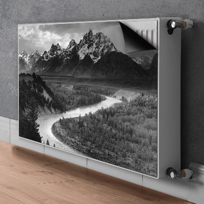 Magnet Heizkörperverkleidung Dunkle berge