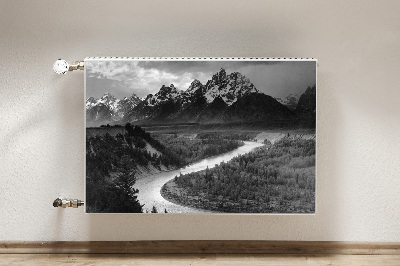 Magnet Heizkörperverkleidung Dunkle berge