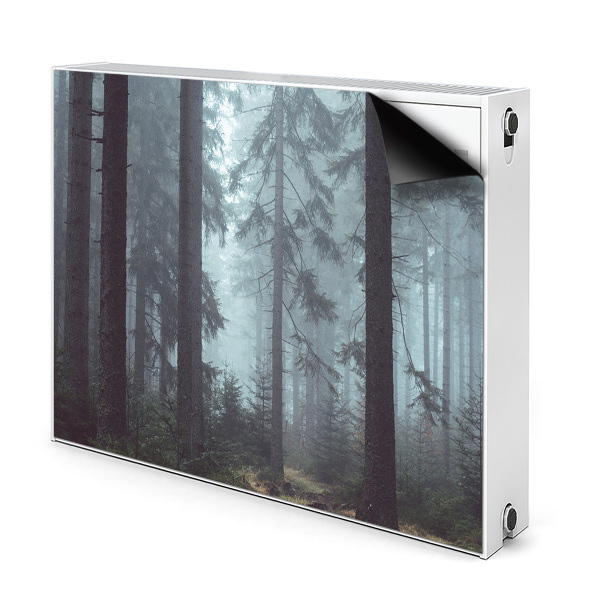 Dekorative Heizkörperabdeckung Nebelwald