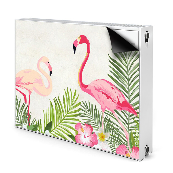Heizkörperverkleidung magnetisch Zwei flamingos