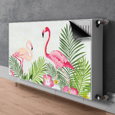 Heizkörperverkleidung magnetisch Zwei flamingos