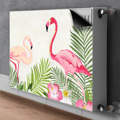 Heizkörperverkleidung magnetisch Zwei flamingos