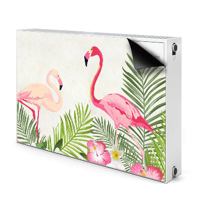 Heizkörperverkleidung magnetisch Zwei flamingos