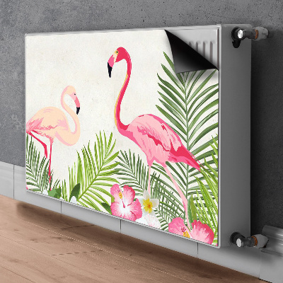 Heizkörperverkleidung magnetisch Zwei flamingos