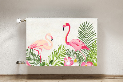 Heizkörperverkleidung magnetisch Zwei flamingos