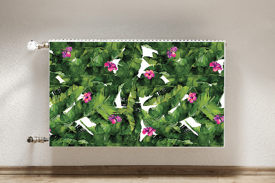 Heizkörperverkleidung magnet Hibiskus
