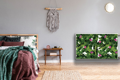 Heizkörperverkleidung magnet Hibiskus