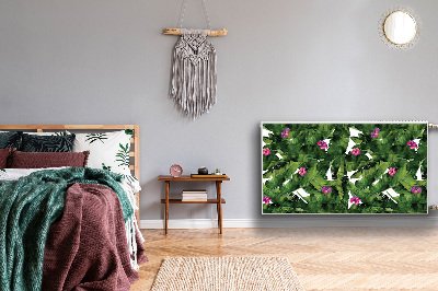 Heizkörperverkleidung magnet Hibiskus