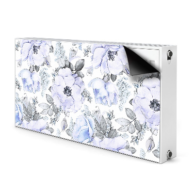Dekorative Heizkörperabdeckung Blaue rosen