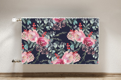 Heizkörperverkleidung magnet Blumen und blätter