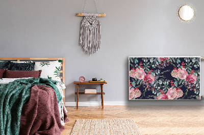 Heizkörperverkleidung magnet Blumen und blätter