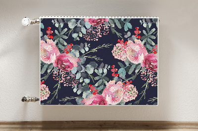 Heizkörperverkleidung magnet Blumen und blätter