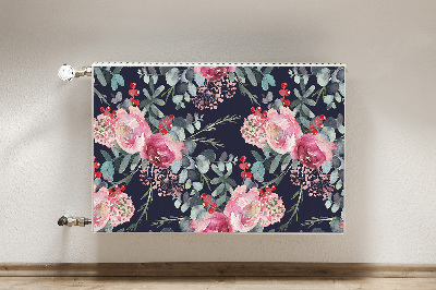 Heizkörperverkleidung magnet Blumen und blätter