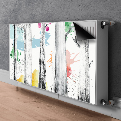 Heizkörperverkleidung magnet Wald abstraktion