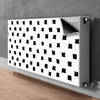 Heizkörperverkleidung magnet Bemalten quadrate