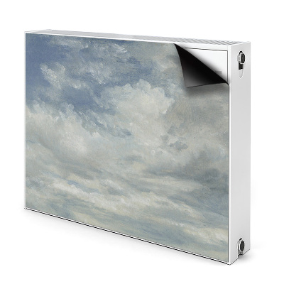 Dekorative Heizkörperabdeckung Blaue wolken